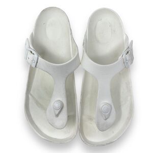 Women’s Birkenstock Gizeh Essentials EVA Slide Sandal White Size 36